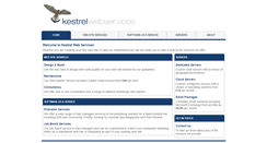 Desktop Screenshot of kestrelwebservices.com